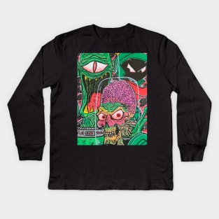 Aliens Kids Long Sleeve T-Shirt